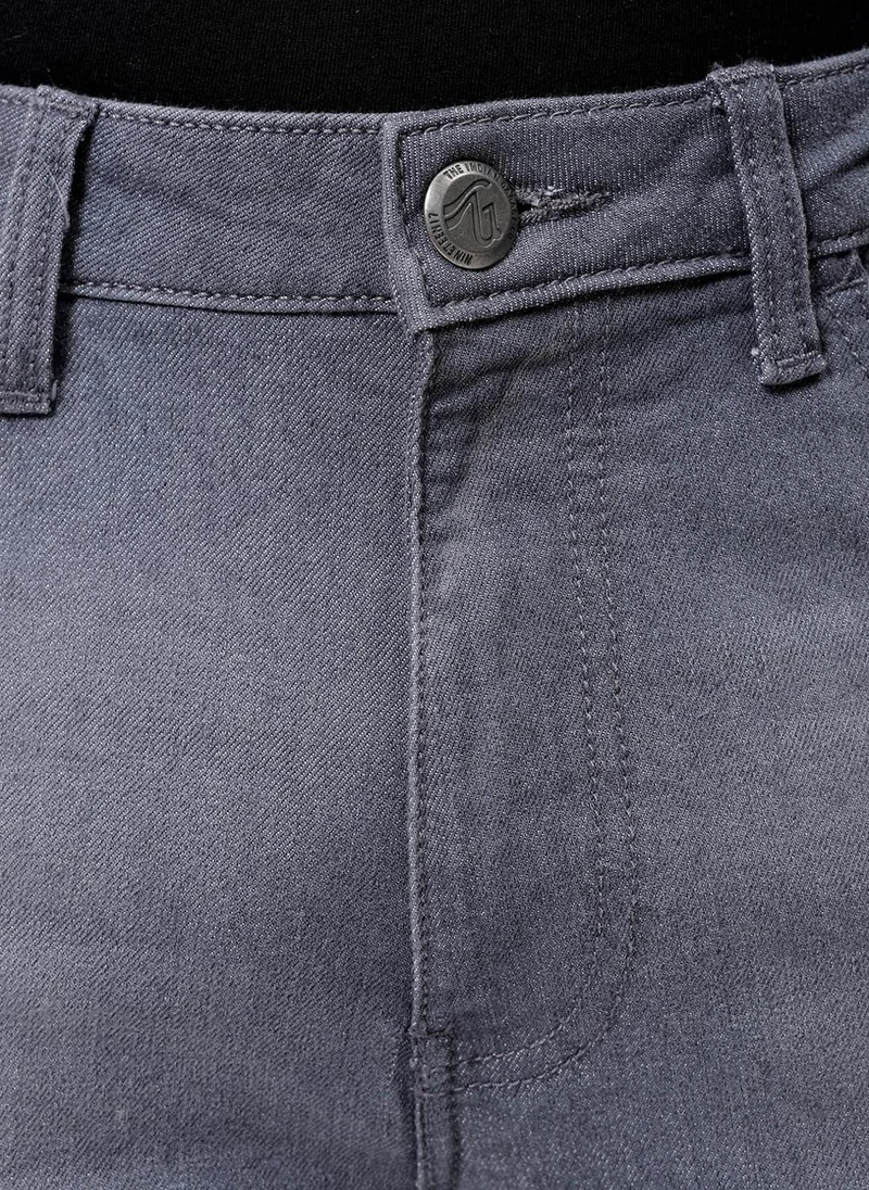 The Indian Garage Co  Men Slim Fit Solid Mid-Rise Stretchable Jeans for Men | Best Price UAE