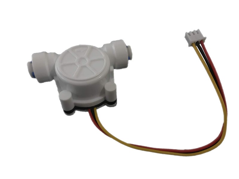 GREDIA 1/4" Quick Connect Water Flow Sensor Food-Grade Switch Hall Effect Flowmeter Fluid Meter Counter 0.3-6L/min - Image 5