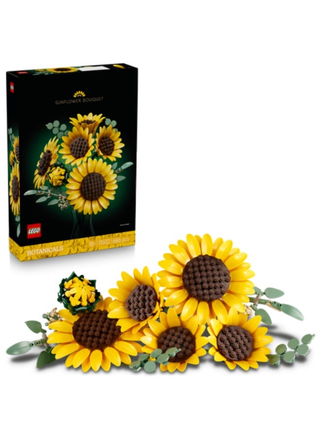 LEGO Botanicals Sunflower Bouquet Building Set - Image 1