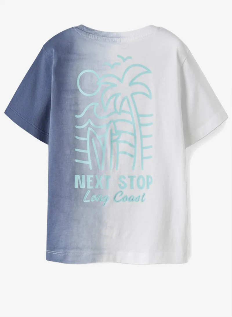 Name It Vintage Indigo Kids Crew Neck T-Shirt for Men | Best Price UAE