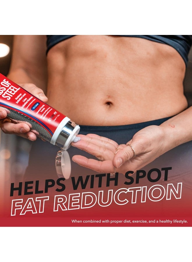 SteelFit Abs Of Steel Cream3.4 Fl Ozheatactivated Maximum Definition Abs Sculpting Creamcoaxel Coenzyme A + Lcarnitine Caffeine & Bupleurum Root - Image 3