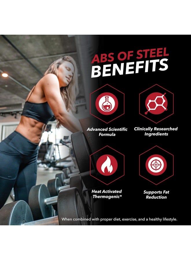 SteelFit Abs Of Steel Cream3.4 Fl Ozheatactivated Maximum Definition Abs Sculpting Creamcoaxel Coenzyme A + Lcarnitine Caffeine & Bupleurum Root - Image 2