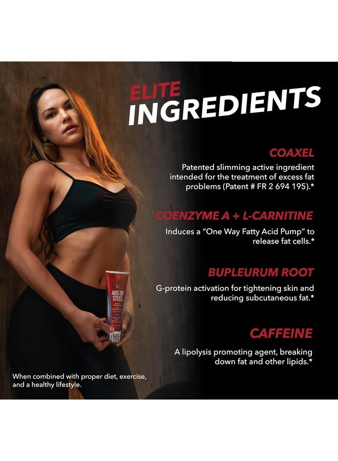 SteelFit Abs Of Steel Cream3.4 Fl Ozheatactivated Maximum Definition Abs Sculpting Creamcoaxel Coenzyme A + Lcarnitine Caffeine & Bupleurum Root - Image 4