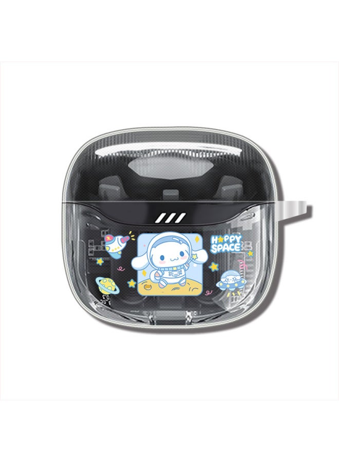 For JBL TUNE FLEX2 Small Crystal Bean Wireless Bluetooth Headset Protective Case Personality Anti-fall Anti-scratch Soft Rubber Case