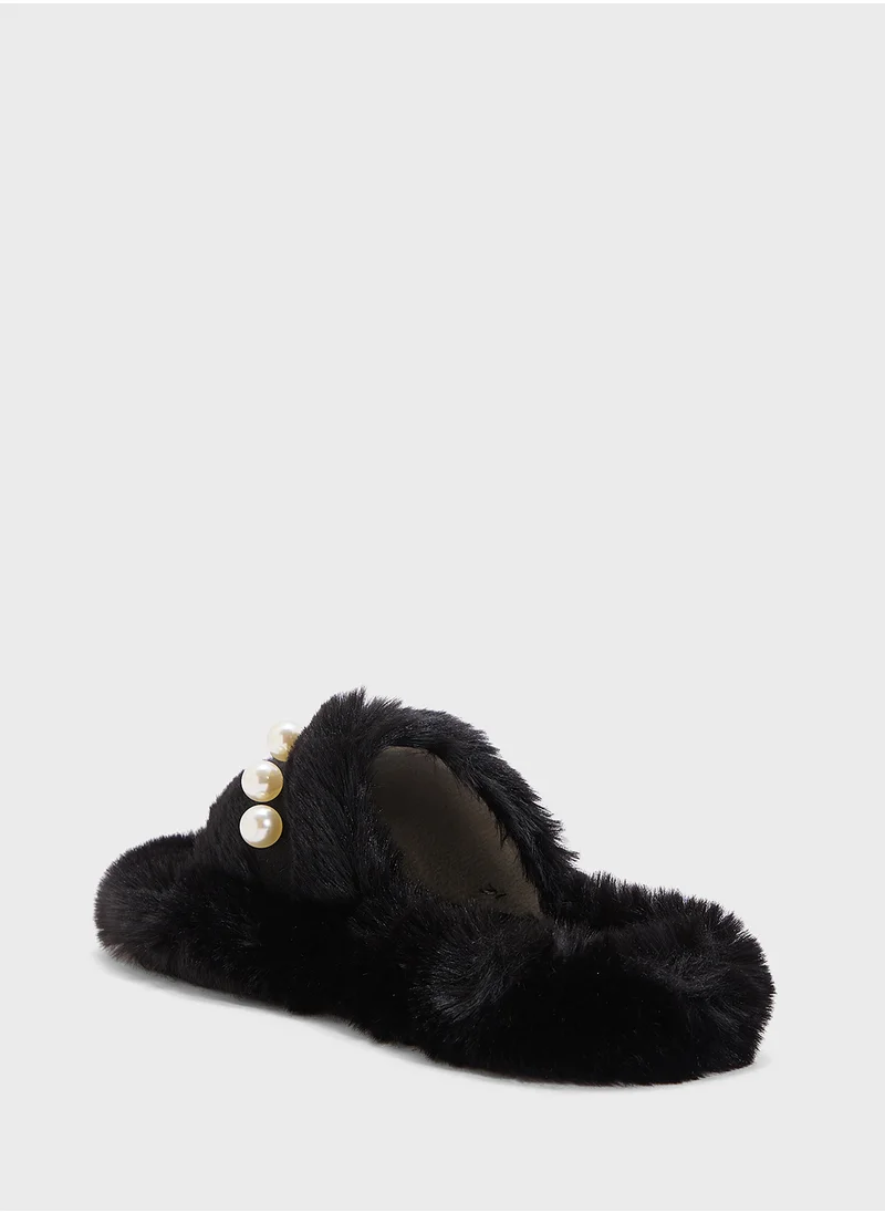 جينجر Bedroom Slipper With Pearls