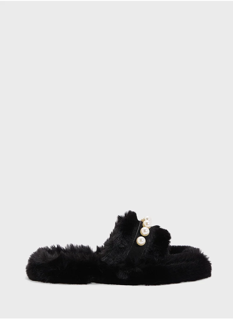 جينجر Bedroom Slipper With Pearls