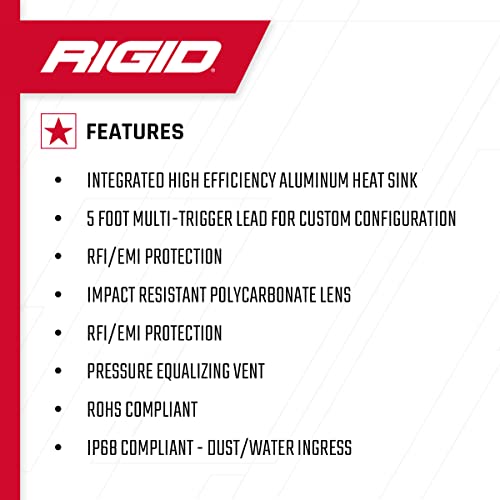 Rigid Industries 90144 Blue Rigid Chase Tail Light - Image 4