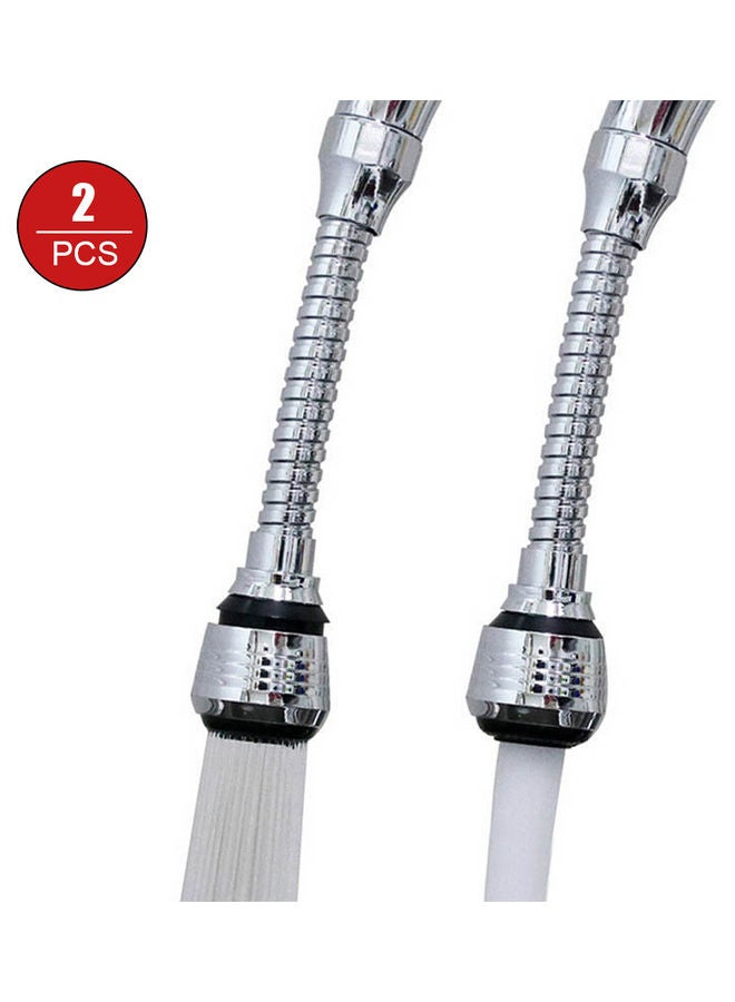 نيبمينينت طقم مصفاة صنبور مكون من قطعتين فضي - Image 4