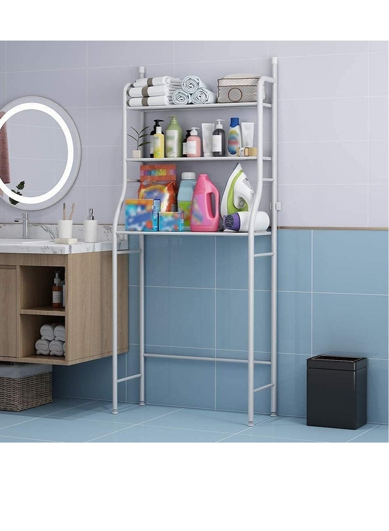 3 Layer Metal Washing Machine Storage Shelf Rack,Space Saver Shelf Organizer Holder - Image 4