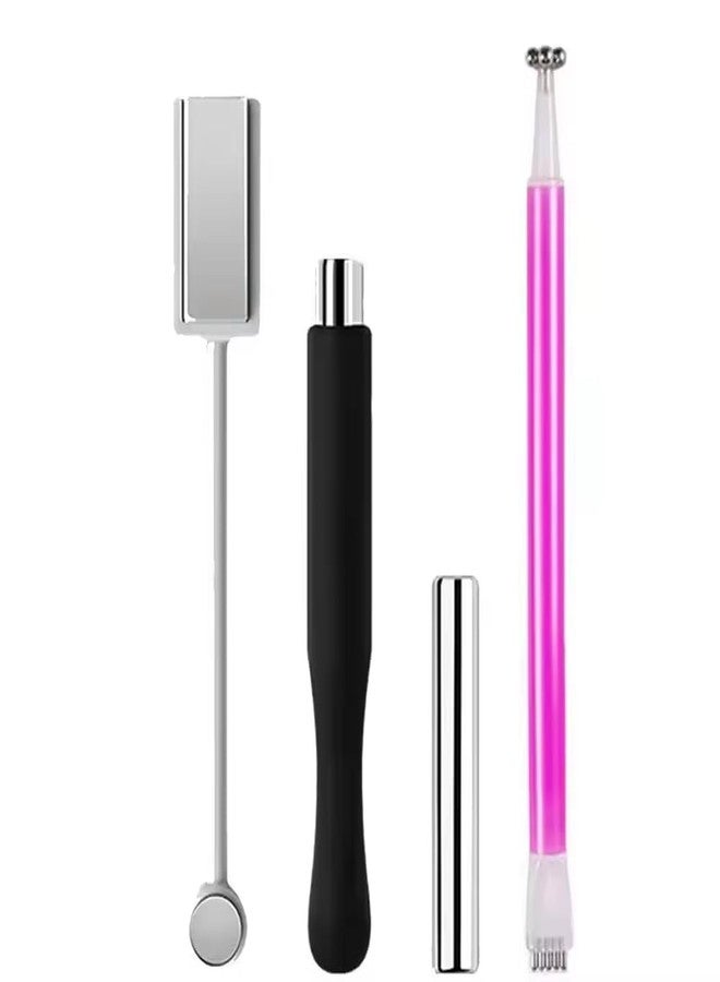 YIMART 4PCS/Set Multi Functional Nail Art Magnet Stone Pattern Absorbing Nail Gel Crystal Magnetic Bar Major Nail Enhancement Tool Set - Image 1