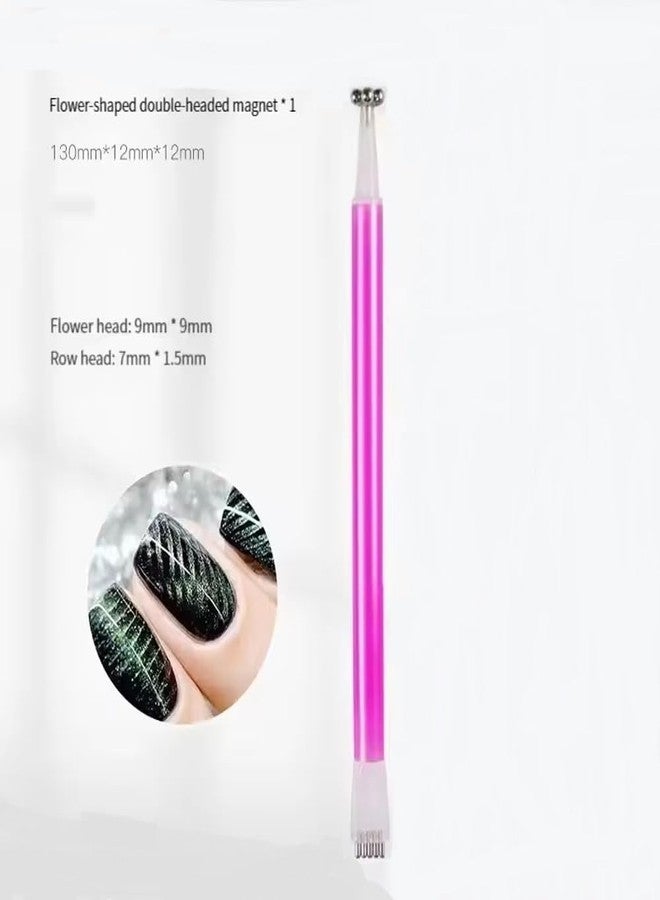 YIMART 4PCS/Set Multi Functional Nail Art Magnet Stone Pattern Absorbing Nail Gel Crystal Magnetic Bar Major Nail Enhancement Tool Set - Image 4