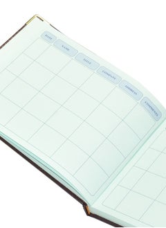 FIS FIS Visitor Book, Vinyl Cover with Sewing, Ledger Paper, 100 GSM, English, 96 Sheets, Size: 200 x 250 mm - FSCLVISITORE  - Image 2