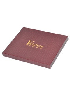 FIS FIS Visitor Book, Vinyl Cover with Sewing, Ledger Paper, 100 GSM, English, 96 Sheets, Size: 200 x 250 mm - FSCLVISITORE  - Image 5