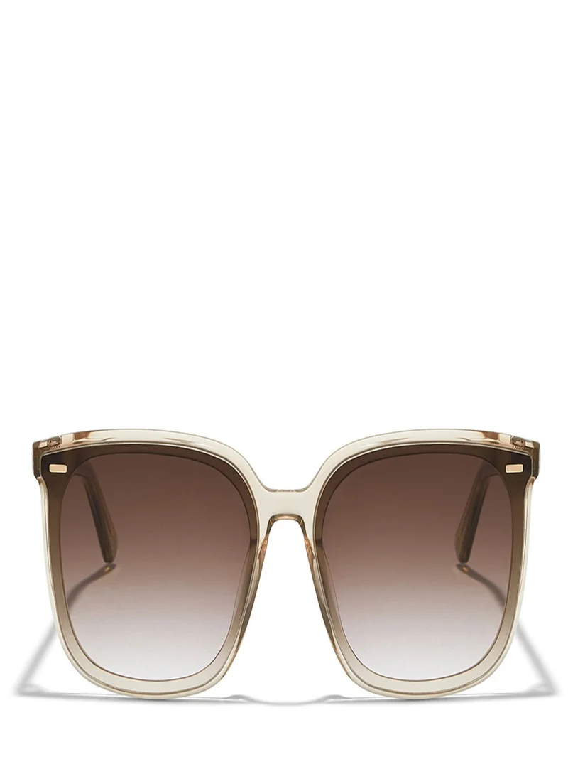 30Sundays Athena Square Full Rim Sunglasses - Lens Size:53 mm
