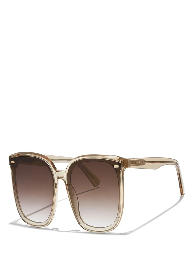 30Sundays Athena Square Full Rim Sunglasses - Lens Size:53 mm