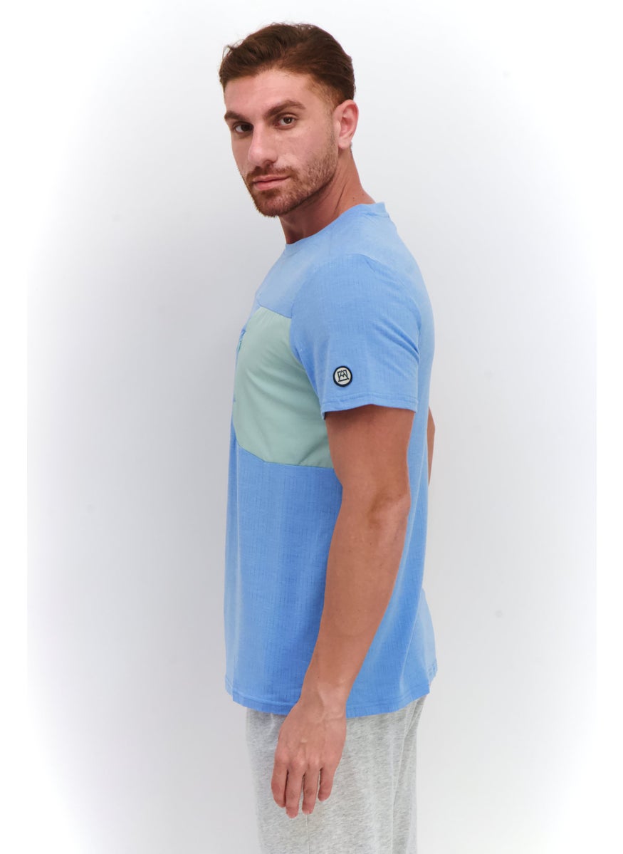 Men Sportswear Fit Short Sleeve Training T-Shirt, Light Blue - pzsku/Z5D8F59662CB6D6ABEFEAZ/45/_/1739715538/7b4403ac-4308-477e-9992-914d073a002c