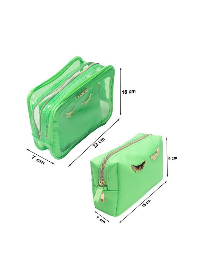 كلربار علبة الشفاه والرموش (مجموعة من قطعتين) - أخضر نيون - Image 3