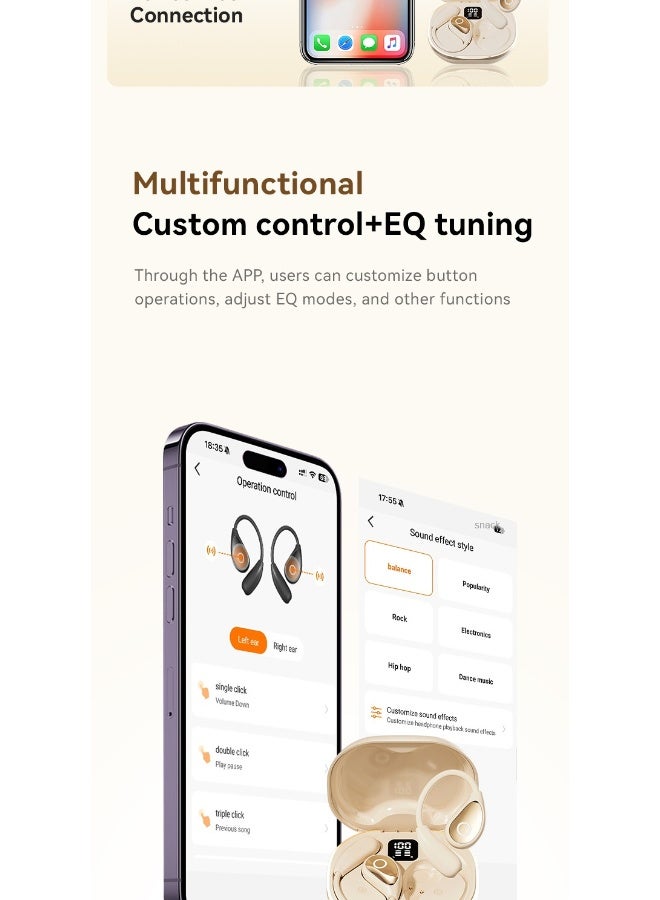 NIBEMINENT Real-time Call Translation, AI Simultaneous Interpretation Bluetooth Earbuds  - Image 2