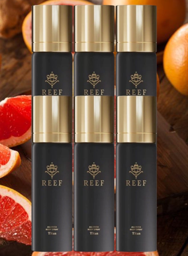 ريف 6 قطع بخاخ جسم تايتن 125مل - Image 1