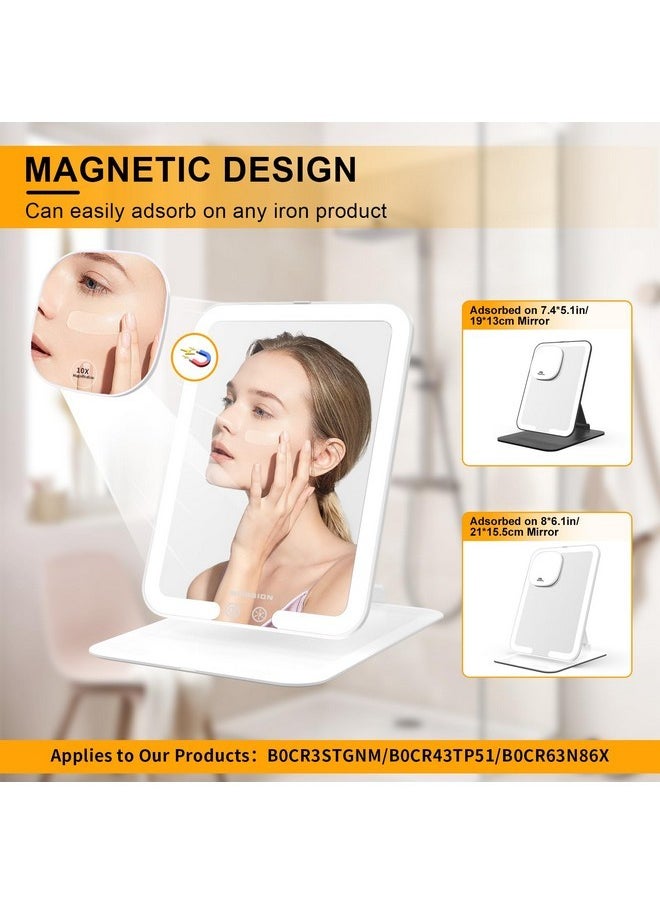 wobsion - Magnifying Mirror, 10X Magnifying Makeup Mirrors With Magnetic, Perfect Accessory For Magnetic Mirrors,3.14Inch (Mirror) - Image 1
