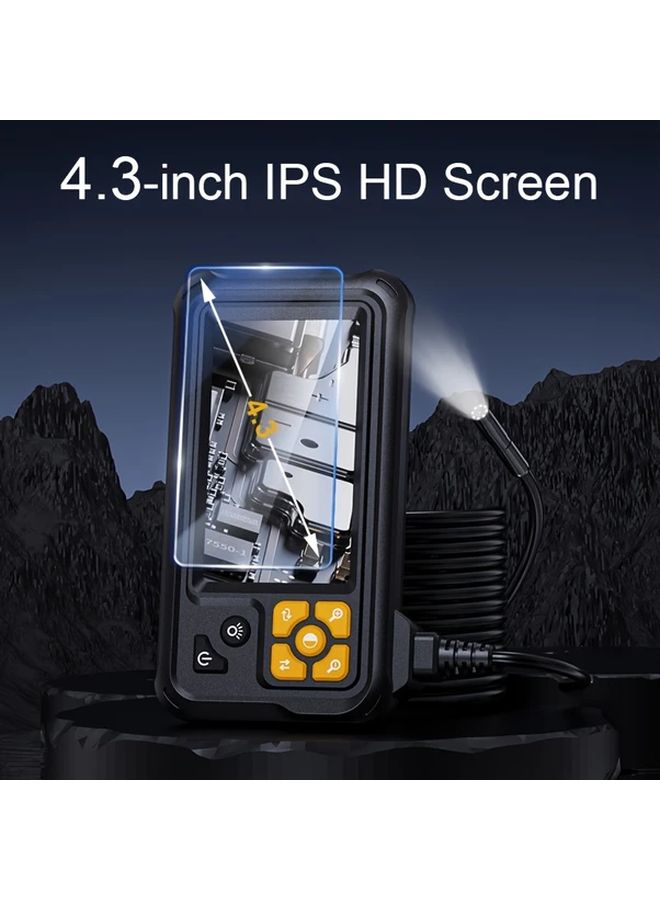 Industrial Endoscope 8mm Camera 4.3 Inch LCD Screen 3.28ft Borescope Inspection Camera Drain Snake Camera for Automotive Plumbing Sewer Wall Home Decoration Test and Inspection Tool Battery Powered USB Dual Use - Image 4