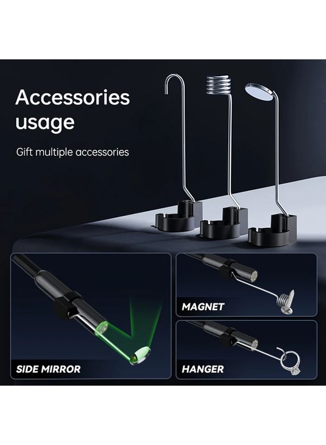 Industrial Endoscope 8mm Camera 4.3 Inch LCD Screen 3.28ft Borescope Inspection Camera Drain Snake Camera for Automotive Plumbing Sewer Wall Home Decoration Test and Inspection Tool Battery Powered USB Dual Use - Image 5