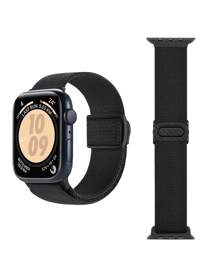 Suitable for Apple Watch Series 9 GPS 41mm/Watch Series 9 GPS+ 41mm Adjustable Replacement Band Stretchable Elastic Sports Band - Image 1