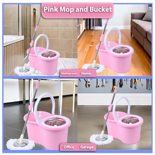KYDIFS Mop and Bucket Set(Pink) - Image 5