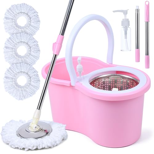 KYDIFS Mop and Bucket Set(Pink) - Image 1