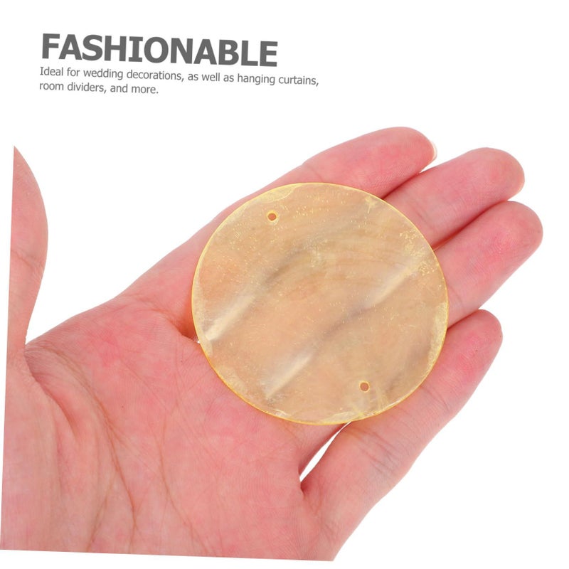 Handmade Seashell Pendants For DIY Jewelry Making And Home Decor 30 Pieces - Image 5
