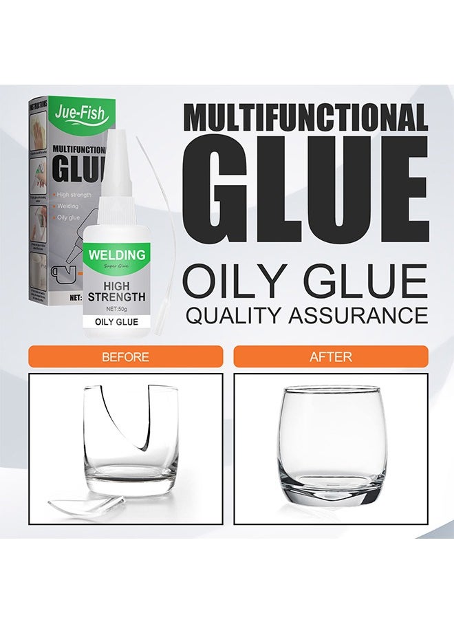 JUE-FISH - High Strength Multifunctional Glue - Universal Super Glue with Instant Bonding 30g - Image 1