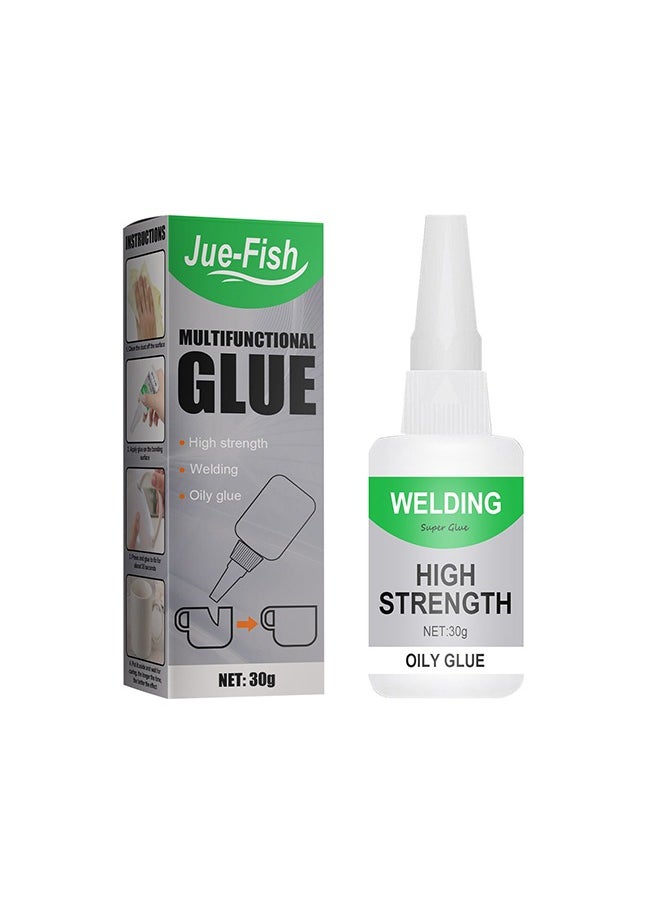 JUE-FISH - High Strength Multifunctional Glue - Universal Super Glue with Instant Bonding 30g - Image 1