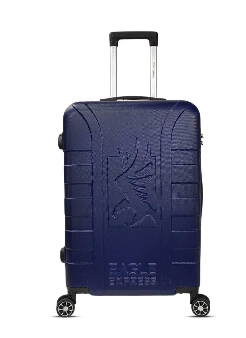Eagle Express ELYSIUM ABS HARD TROLLEY 20,24,28 inch 3 Piece Set NAVY BLUE  - Image 2