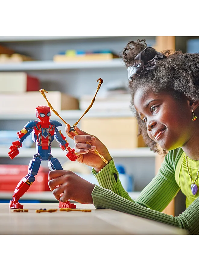 ليغو شخصية الرجل العنكبوت الحديدي للبناء 76298 من LEGO® Marvel