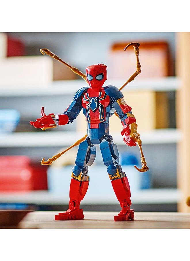 LEGO 76298 Marvel Iron Spider-Man Construction Figure, Super Hero Action For Kids, Posable Building Toy With Armour, Buildable Model, Gift For Boys And Girls Aged 8 And Over (303 Pieces)  - Image 4