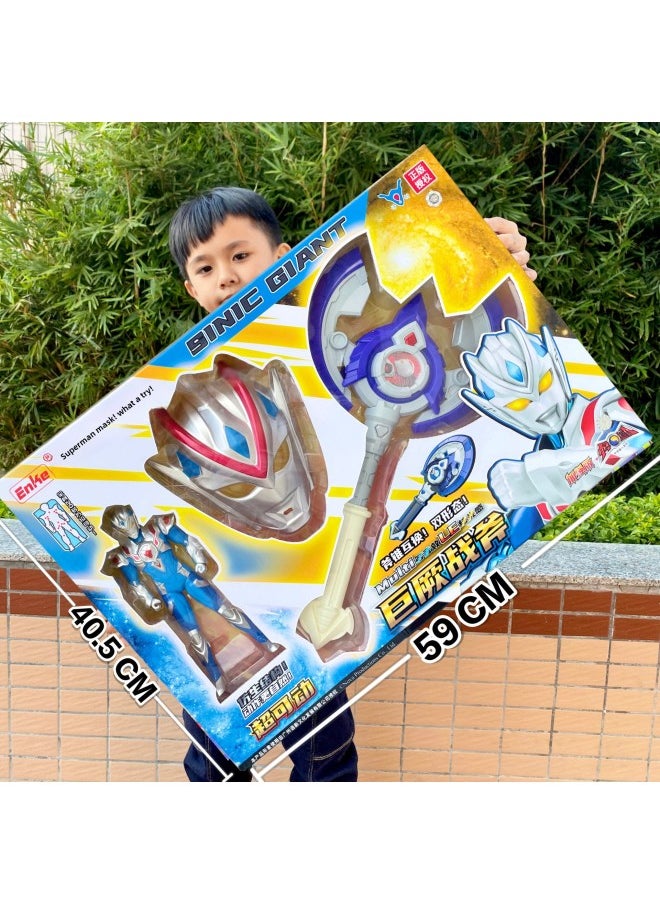 Generic - Genuine Chinese Superman Ott Monster Toy Robot Hero Superman Transformer Summoner Gift Box Set-Color: Mask Superman 209-28 - Image 1