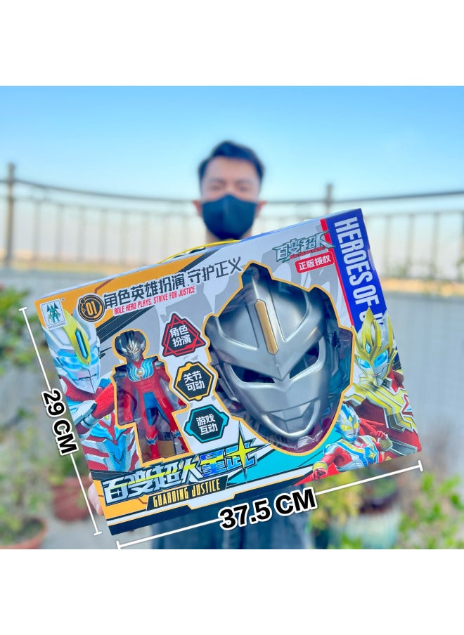 Generic - Genuine Chinese Superman Ott Monster Toy Robot Hero Superman Transformer Summoner Gift Box Set-Color: Mask Superman 209-28 - Image 1