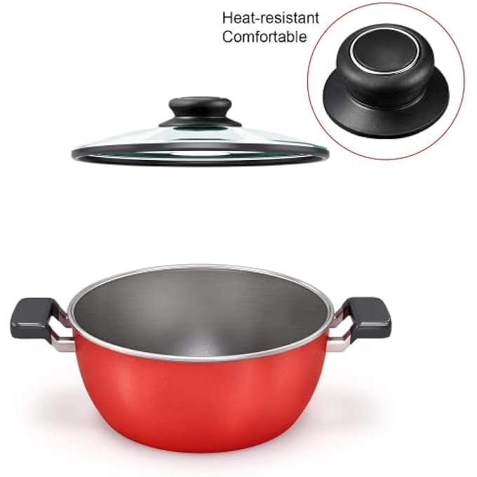 Khazna Pot Lid Top Replacement Knob Heat Resistant Pot Top Knob Replacement Pot Lid Replacement Knob Lid Handle ReplacementBlack 4 PackBlack - Image 3