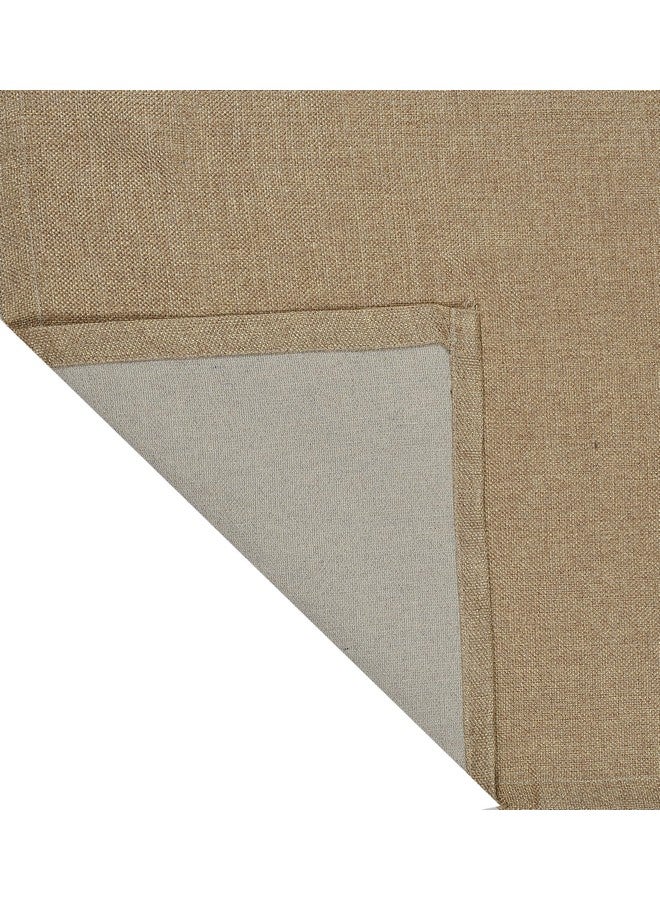FRESH FROM LOOM FRESH FROM LOOM Unstiched Jute Plain Fabric Rich Cloth Solid For Sofa Fabric - Cushion Fabric - Table Cloth Fabric - Curtain Fabric (Lenth X Width - 158 X 55 Inch/400 X 140 Cm - 4 Meter | Beige) - Image 4