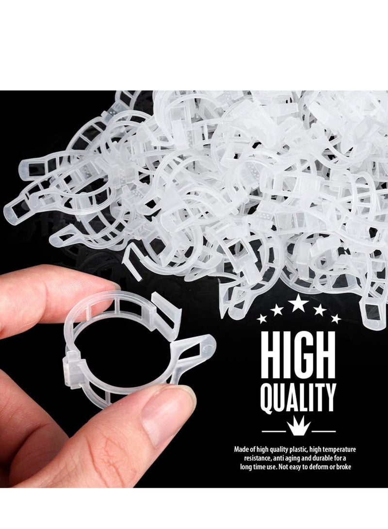 Zikra 200 Pcs Plant Support Garden Clips Tomato Trellis Clip Tomato Vine Clips Help Vine Vegetables to Grow Upright and Make Plants Healthier - Image 5