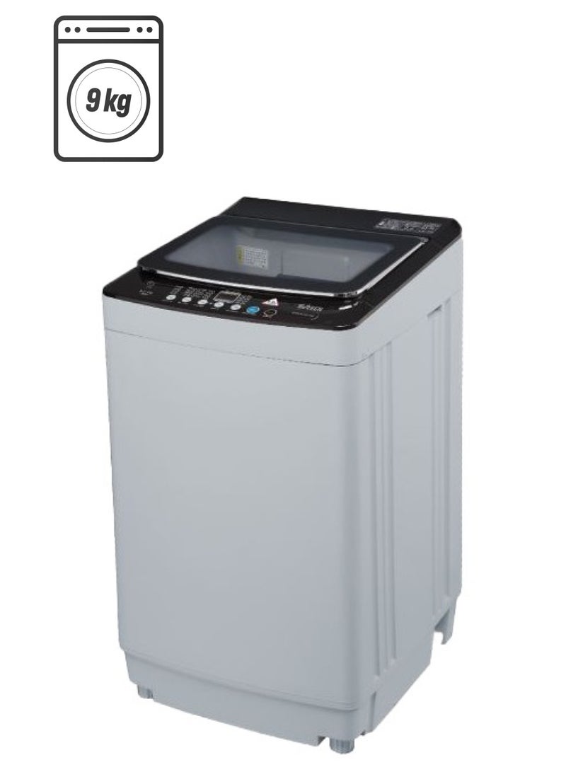 غسالة سرين، 9 كجم، تحميل علوي SRWM-9K-D3K-TAS فضي فاتح