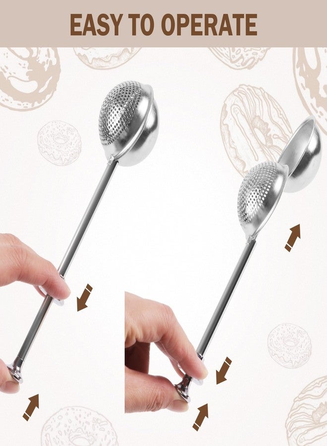 PERLLENT 2 Pcs Bakers Dusting Wand for Sugar Flour and Spices, Stainless Steel Flour Duster for Baking, Powdered Sugar Shaker Duster Sifter - Image 5