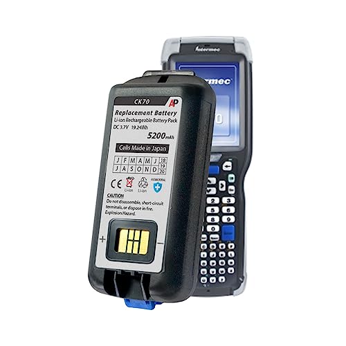 Artisan Power Replacement Battery for Intermec/Norand CK70 & CK71 Scanner | Lithium Ion | 3.7 Volt | 5200 mAh | Made in Japan Cells | Replace OEM Battery Number 318-046-001 and 1001AB01 - Image 2