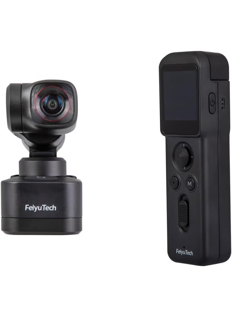 فيو تيك مجموعة كاميرا تتبع الذكاء الاصطناعي FeiyuTech Pocket 3، مسجل فيديو بدقة 4K، جيمبال ثلاثي المحاور قابل للفصل لاسلكيًا، مستشعر CMOS بحجم 1/2.3 بوصة، زاوية رؤية 130°، مغناطيسية، للرياضات القصوى/السيارات/السفر، مدونات الفيديو على يوتيوب وتيك توك (تشغيل عن بعد) - Image 3