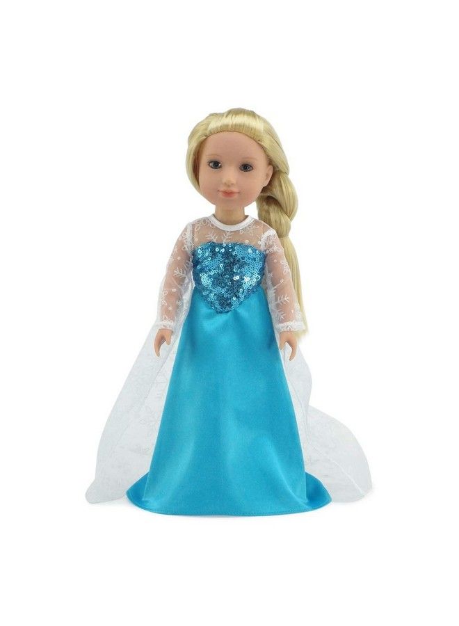 Emily Rose 14 Inch Doll Clothes Clothing Accessories ; Princess Inspired 14" Doll Gown Costume Dress Outfit Gift Set With Sparkly Shoes! ; Fits 14.5" Hardbodied Dolls - Image 3