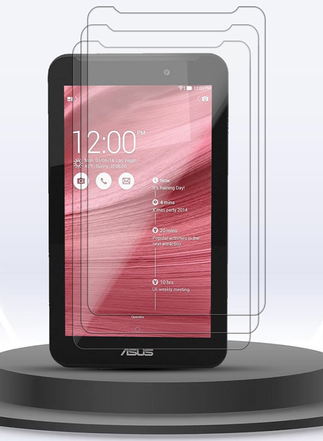 CATANES 3 Packs For Asus Fonepad 7 (2014) Tablet Screen Protector Anti-Glare 9H Hardness Tempered Glass Scratch Resistant HD Display Screen Protector - Image 3
