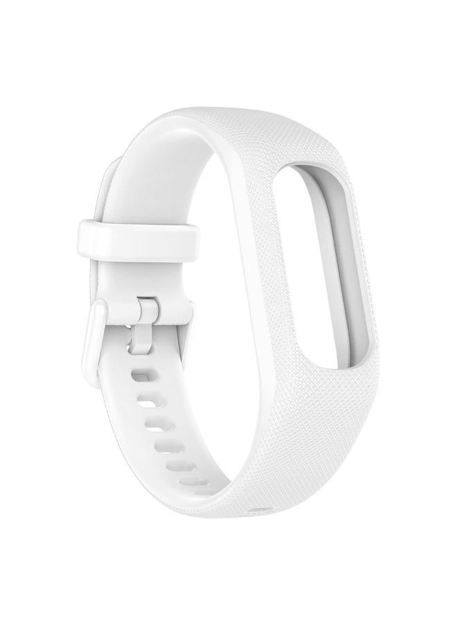 إيروريكس سوار بديل لساعة Garmin Smart 5 بلون سادة من السيليكون - Image 2