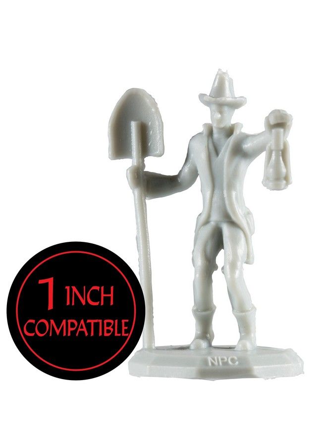 Monster Protectors Monster Townsfolk Mini Fantasy Figures 8Pc Tradesmen Non Player Character Npc Miniatures 1" Hexsized Compatible With Dnd Dungeons And Dragons Pathfinder And All Rpg Tabletop Games  - Image 4