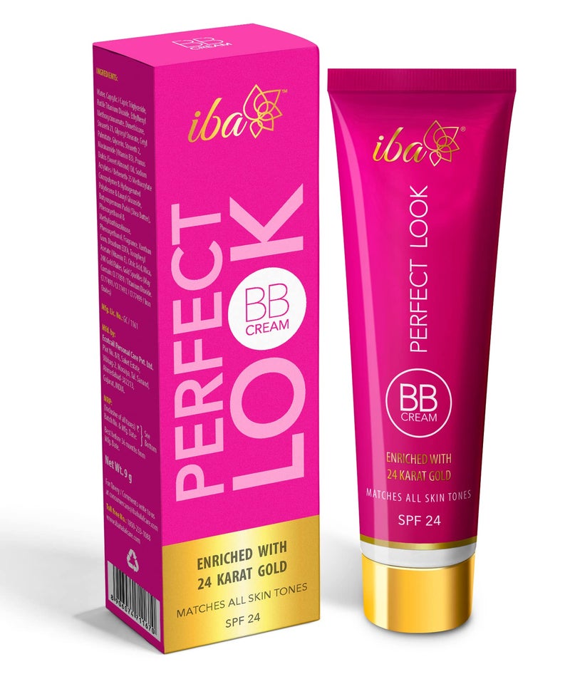 Iba Makeup Combo 2-24 Karat Gold BB Cream(Medium Shade) | Long Stay Eyeliner | Ruby Touch A65 Lipstick (Set of 3) - Image 4