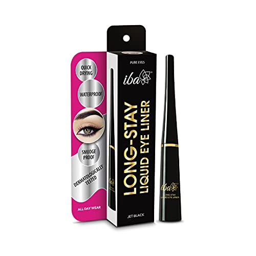 Iba Makeup Combo 2-24 Karat Gold BB Cream(Medium Shade) | Long Stay Eyeliner | Ruby Touch A65 Lipstick (Set of 3) - Image 3